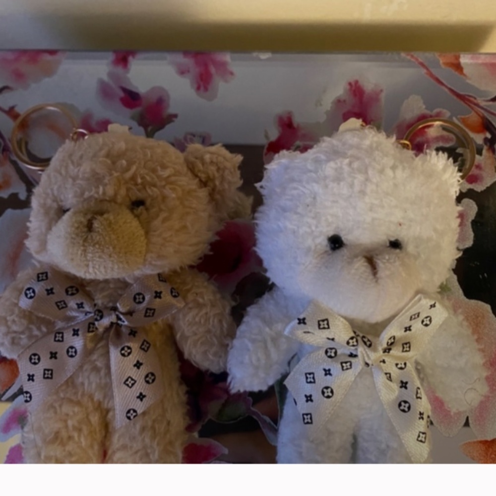 Lv teddy Bear key chain